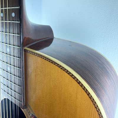 Epiphone PR-715-12 String Acoustic Dreadnought Guitar 1988 Natural Made In Korea image 11