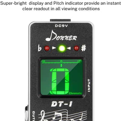 Electric Guitar Chromatic Guitar Tuner Pedal Effect True Bypass image 2