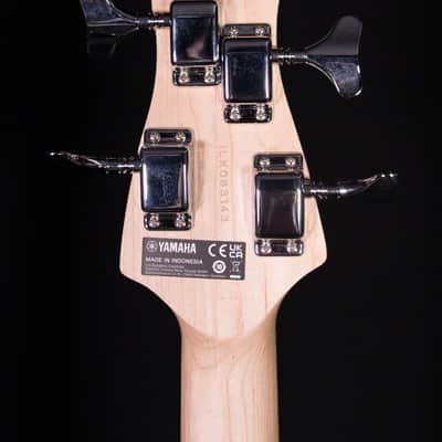 Yamaha TRBX174EW TBL 4-String Bass, Translucent Black image 10