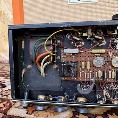 Vintage 1960s Vase Bassman 120 6L6 Australian Original Valve Amplifier Head RARE image 23
