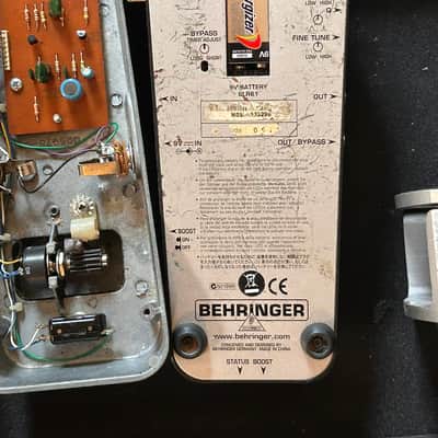 Pedal Lot Wahs Volume Pedals Cry Baby Hellbabe + Case AS-IS image 4