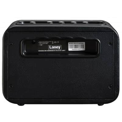 Laney MINI-ST-SUPERG 2x3W Stereo Battery-Powered Guitar Amp Black & Silver image 2