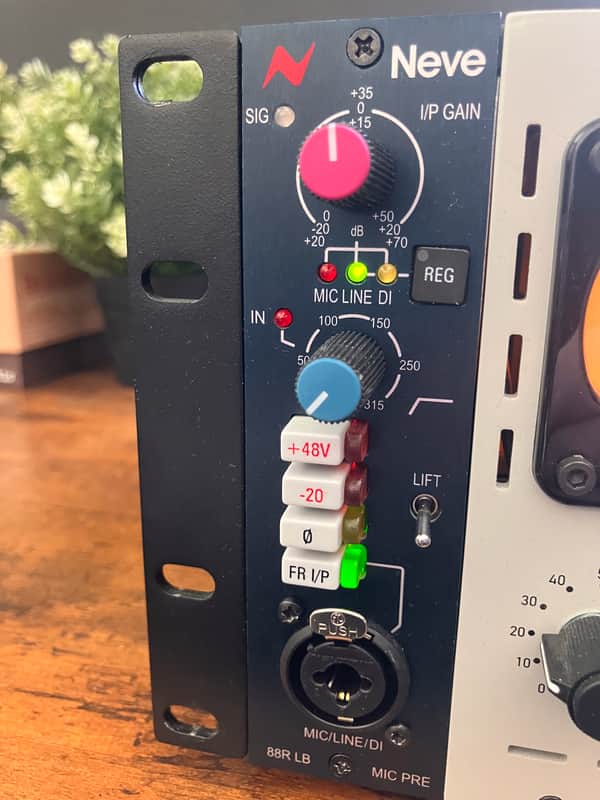 AMS Neve 88RLB 500 Series Mic Preamp Module 2010s - Blue image 1