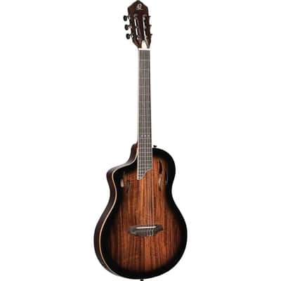 Ortega RTPDLX-ACA-L TourPlayer Series Solid Okoume Body Slim Neck Nylon 6-String Acoustic-Electric Guitar w/Gig Bag For Left Handed Player image 6