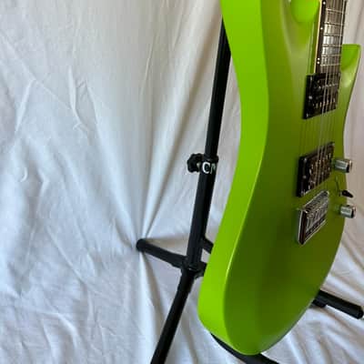 Anthem S-style Electric 24 Fret Guitar HH 2009 - Matte Green image 8