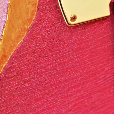American Fender Custom Telecaster 2017 Magenta Sparkle Heavy Relic Lindy Fralins image 17