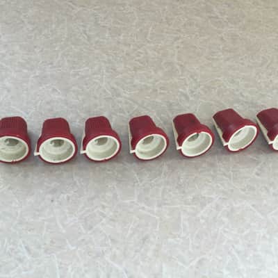 Fender Vintage Amp Knobs 1980’s - Red Rivera Era - The Twin - Champ 12 - Studio 85 - M80 - Pro 185 image 5