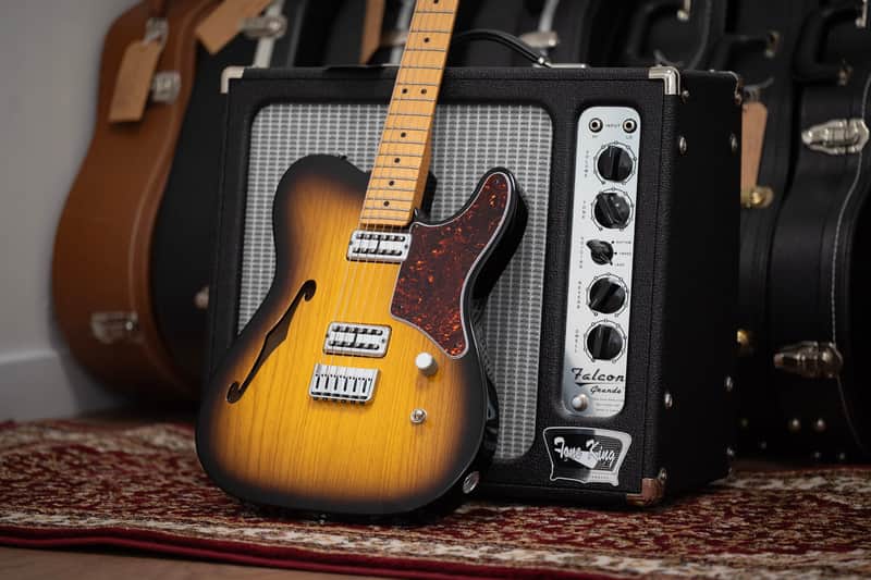 2013 Fender Mexico Cabronita Thinline Telecaster - in 2 Tone Sunburst