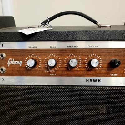 Vintage 1960s Gibson Hawk 1x10" Tube Combo Amp - Tremolo & Reverb image 2