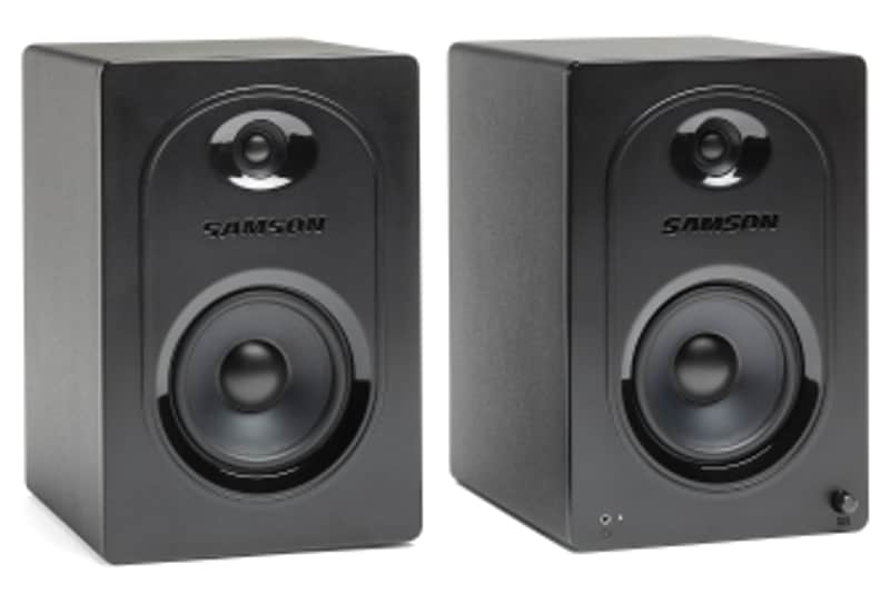 Samson Audio MediaOne M50 Pair of Powered Active 2-Way Studio Monitors with 5" Driver image 1