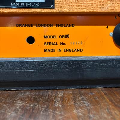 Orange OR80 1973 - lack dual El34 80 watt image 9