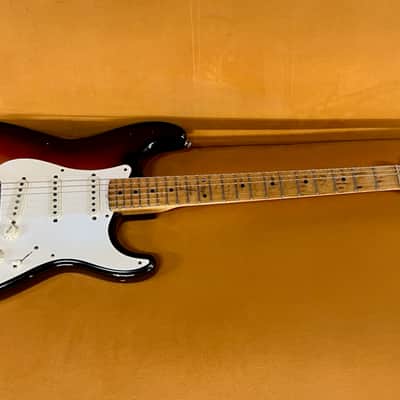 Fender Stratocaster with Old & Original Maple Neck 1959 - Sunburst Very Old Refin image 2