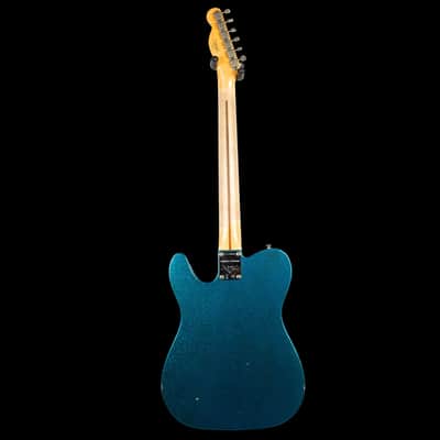 Fender 2017 Twisted Tele Journeyman Relic - Aged Blue Sparkle image 4