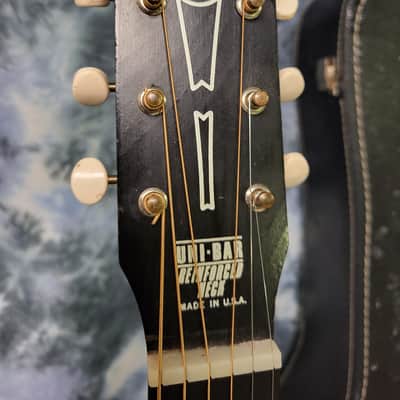 Vintage 1969 Fender by Harmony F1000 Stella Pro Setup New Strings Original Soft Shell Case image 6