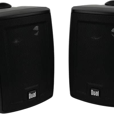 4" 3-Way High Performance Outdoor Indoor Speakers with Powerful Bass, Effortless Mounting Swivel Brackets, All Weather Resistance, Sold in Pair image 1