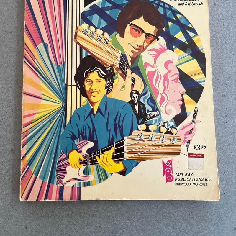 1970 Mel Bay Deluxe Encyclopaedia of Electric Bass Psychedelic!