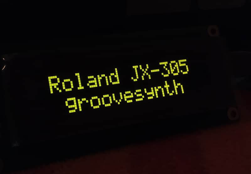 Yellow oled display for Roland Jx 305