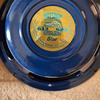 Pair of Vintage T4436 G12 Alnico Blue 15-Watt 16-Ohm 12" Speaker 1997 - Blue image 1