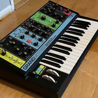 Moog Grandmother 32-Key Semi-Modular Analog Synthesizer 2018 - Present - Black / Multi-Colored Panel image 1