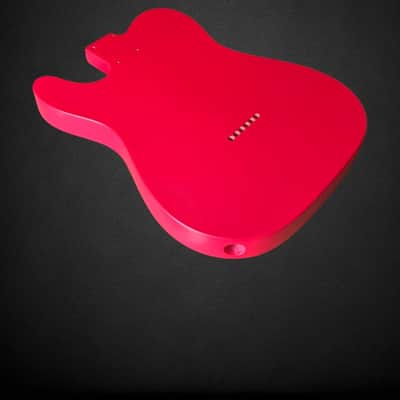 Telecaster Body Fiesta Red, Satin Nitro, Alder image 6