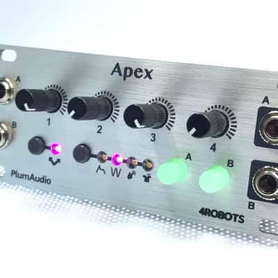 Plum Audio Apex 4ROBOTS + 12HP Expander - Eurorack dual channel multi function module for Intellije image 2