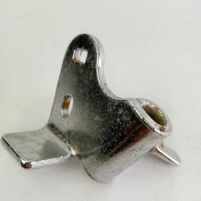 Walberg&Auge Bass Drum Spur Mount Chrome Vintage 40s Clamp-On Hoop Leg/Spike W&A image 2