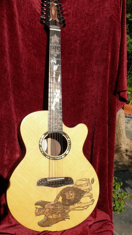 BLUEBERRY 12 String Cutaway   SATAN 2013 Natural image 1