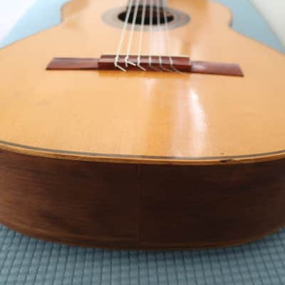 Vintage 1980-1990s Unknown Handmade Classical Acoustic Guitar Excellent Condition Lovely Shape Chunky Neck Clear Tone Finest Woods Ladder Braces WOW Original On par With Yamaha Yairi Washburn Alvarez Guild image 17