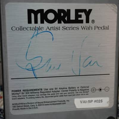 Used Morley Steve Vai Bad Horsie 2 Collectable Artist Series *Signed* image 4