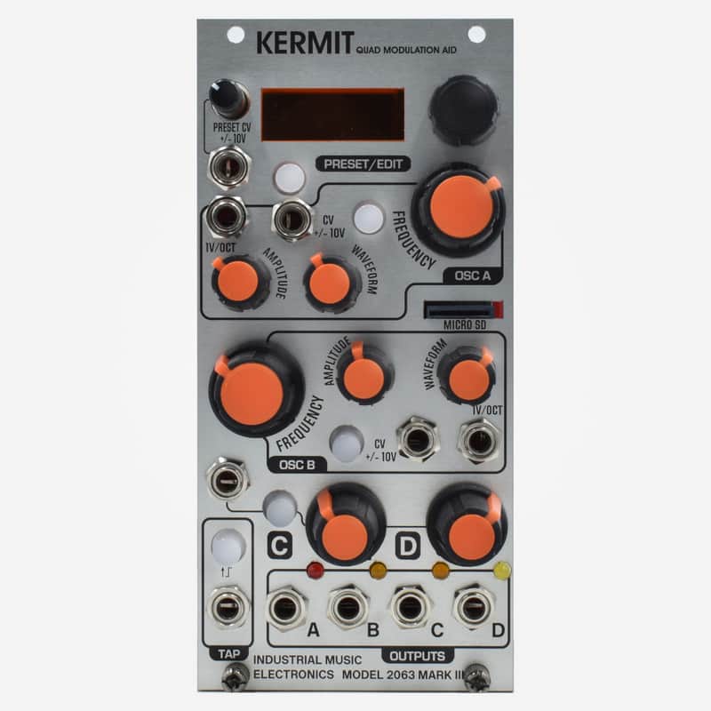 Industrial Music Electronics KERMIT MK3 Eurorack Four Channel Tempo Synced Modulation Module image 1