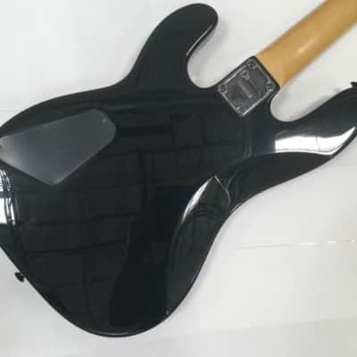 Charvel 1B Vintage Bass 1980s Black MiJ Guitar w/ Hard case image 5