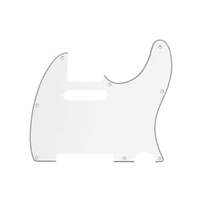 Fender Pickguard Telecaster  8-Hole Mount Parchment 3-Ply image 2