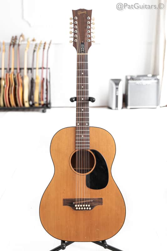 1968 Gibson LG-12 in Natural. 12 string acoustic. Vintage image 1