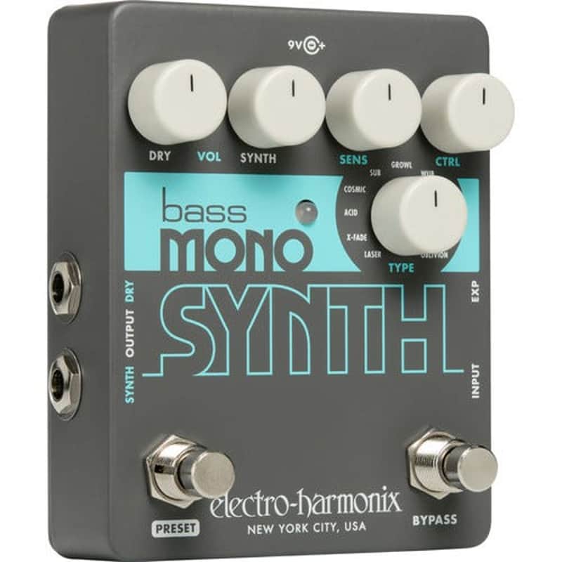 Electro-Harmonix Bass Mono Synth Bass Synthesizer Pedal - (B-Stock) image 1