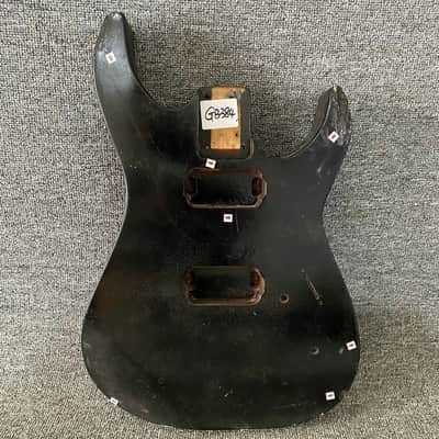 Black Basswood HH DIY Project Guitar Body image 1