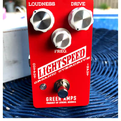 Greer Amps Lightspeed Organic Overdrive (Limited Edition - Red and White) image 1