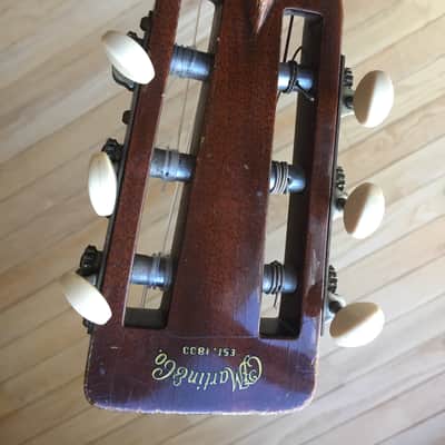 1958 MARTIN 00-28G 1958  Brazilian Rosewood Classical Guitar image 10