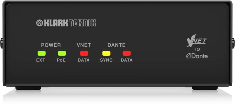 Klark Teknik VNET2-DANTE BRIDGE Connection Bridge For Dante Sources (DEMO) image 1