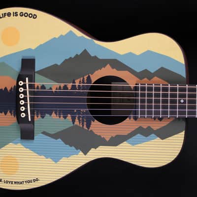 Martin LX1 Life Is Good Little Martin 3/4 Acoustic Guitar Natural w/gigbag image 1