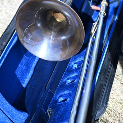 BAC Plaza Custom Trombone - Custom Engraving and Antique Lacquer image 10
