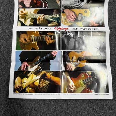 Epiphone  Case Candy Manual Poster Sticker 2010s Korina flying V explorer less Paul special Bass Dove hummingbird Allen Woody jack Casady EB-3 thunderbird SG double neck image 2