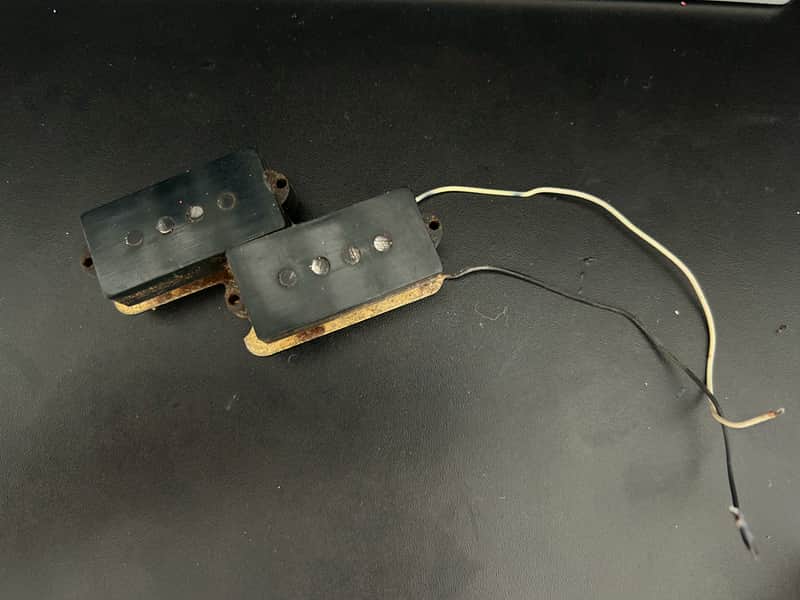 Fender P pass pickup 1972 Grey bottom original vintage USA precision image 1