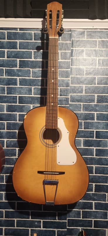 Truetone by Harmony Parlor Acoustic 1960s - Natural image 1