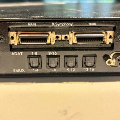 32x16Apogee AD-16X 16-Channel 192kHz Reference A/D Converter with xhd cards 2000s - Silver image 4
