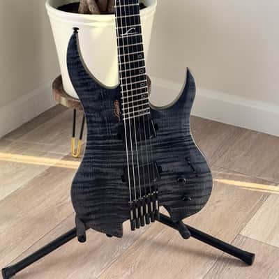 Legator G6FSS Ghost 6 Super Shred Electric Guitar, Black Flame Maple image 1
