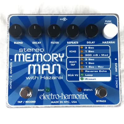 Electro-Harmonix Memory Man Stereo with Hazarai | Reverb