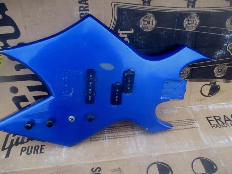 80's BC RICH WARLOCK BASS BODY - made in USA - PICKUPS INCLUDED image 1