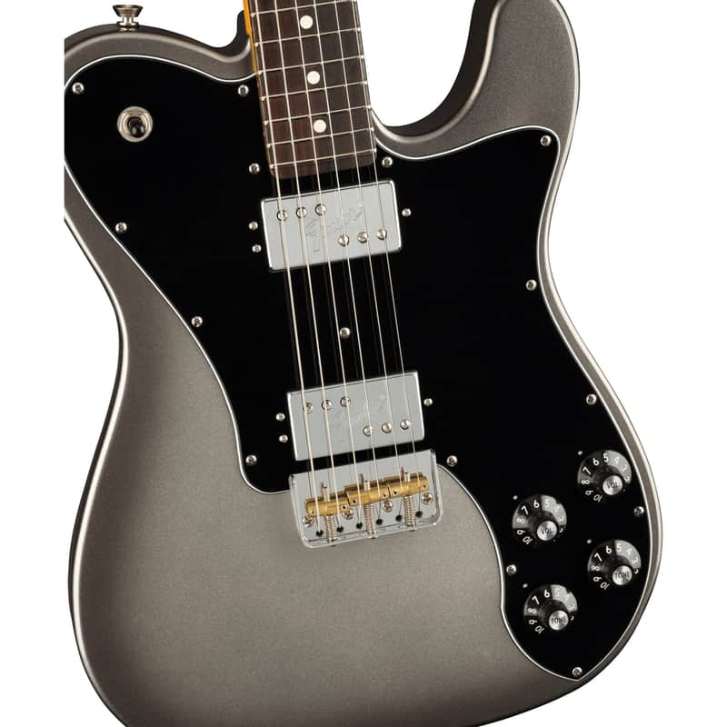 Fender American Professional II Telecaster Deluxe Guitar - Mercury image 1