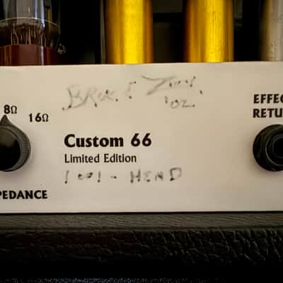 Zinky Electronics amp Encore series custom shop 1 of 2 Custom 66’ (2CH Zinky Mofo w/fx loop) 60W 5881 x2 6L6WGC Tube Head Dual wired for US 120v and EU 220v image 7