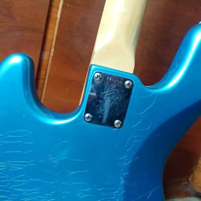 Fender Jazz bass 1973 Lake placid blue refin image 22